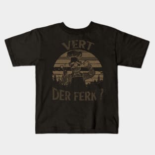 VINTAGE - Cheeff vert Der Ferk black Kids T-Shirt